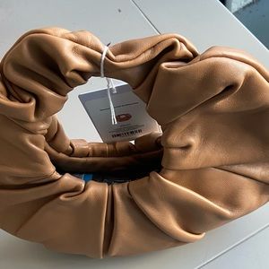 Shired soft Italian leather handbag Mansur Gavrile